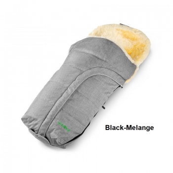 Lammfell Cortina Fellsack Farbe Black-Melange